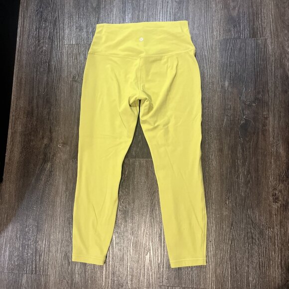 Lululemon Align High-Rise Pant Leggings 25" Yellow Pear Size10 W5CTCS - Picture 9 of 9